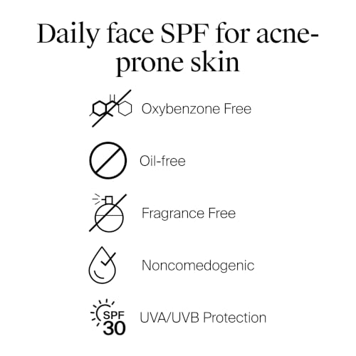 Neutrogena Clear Face Sunscreen SPF 30 for Acne-Prone Skin, 3 fl. oz