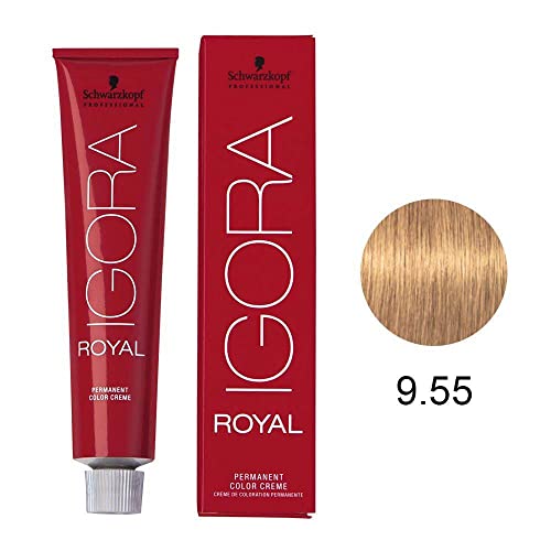 Schwarzkopf Igora Royal Permanent Hair Color Creme 9-55 Extra Light Gold Blonde 60g