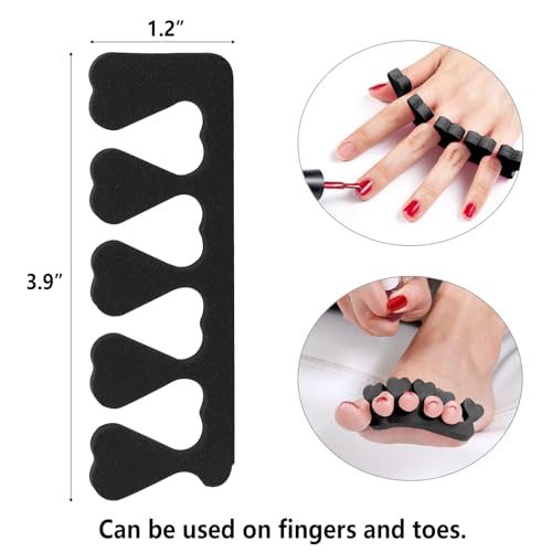 Premium Toe Separators Set - 52 Soft Foam Pedicure Tools