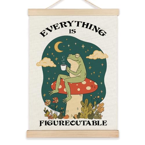 Inspirational Wall Decor - 'Everything is Figureoutable' 12x16 Canvas Print