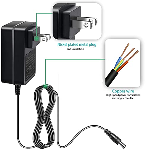 12V Nail Drill Charger Power Cord for Electric Nail Drill Machines