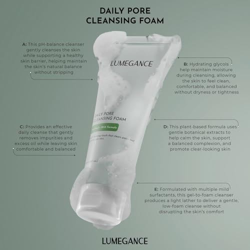 LUMEGANCE Heartleaf & BHA Deep Pore Cleansing Foam, 150ml