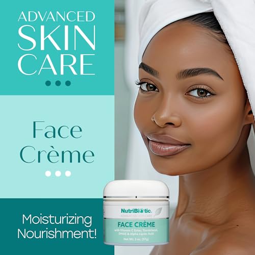 NutriBiotic Antioxidant Face Cream with Vitamin C & GSE, 2 Oz