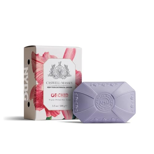 Caswell-Massey Orchid Bar Soap for Women - Moisturizing & Plant-Based, 3.5 oz