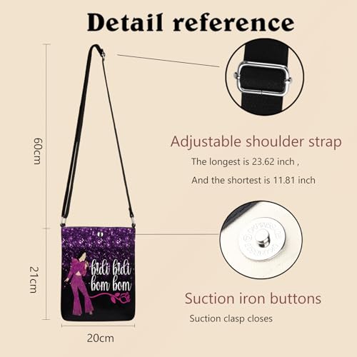 Singer Makeup Bag - Cotton Linen Zipper Pouch for Cosmetics and Travel