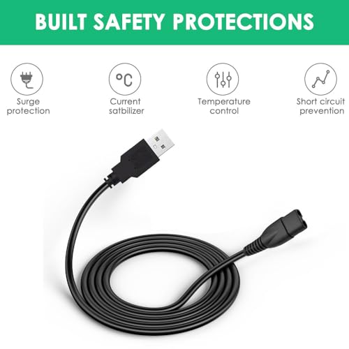 5V USB Charging Cable for Limural Hair Clippers - 3.3FT