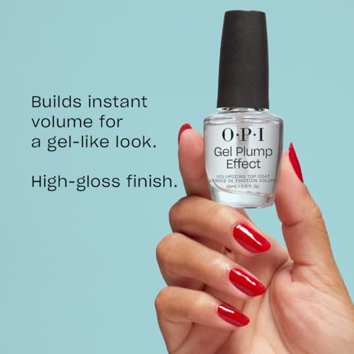 OPI Nail Lacquer Top Coat - Long-Lasting Gel-Like Shine & Volumizing
