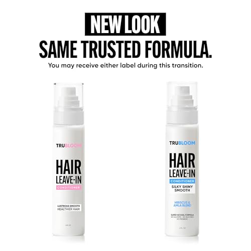 TRU BLOOM Leave-In Conditioner Spray for Curly Hair - 4 fl oz