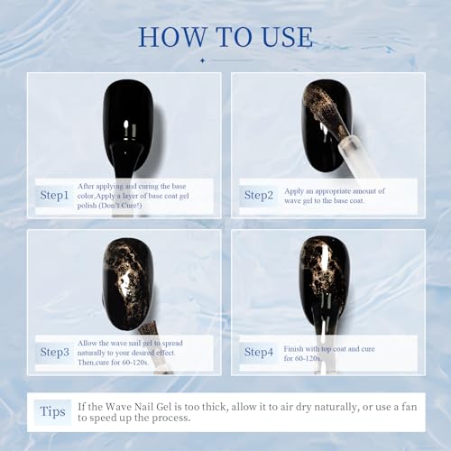 JODSONE Light Gold Wave Blooming Gel Nail Polish - 16.5ml