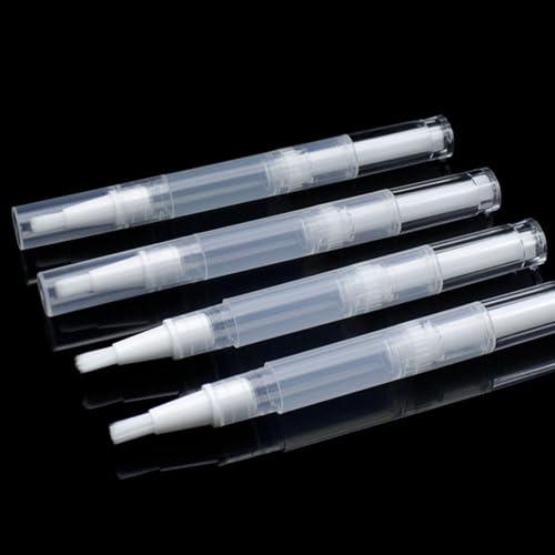 Beaufun 42-Piece Empty Cuticle Oil Pen Set - 3ml Refillable Twist Pens