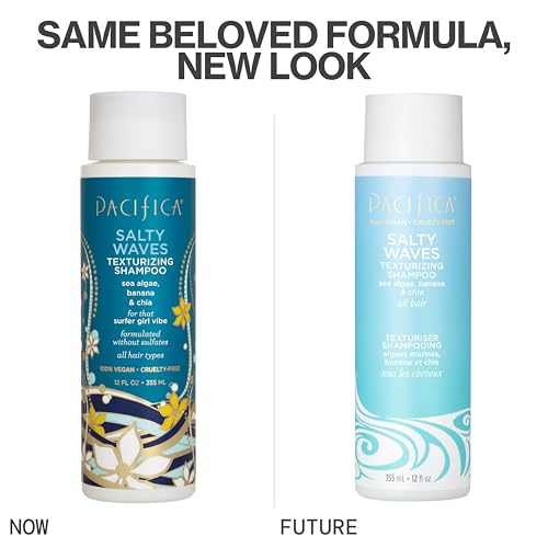 Pacifica Salty Waves Texturizing Shampoo - Beachy Texture & Moisture