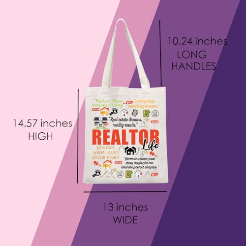 Realtor Tote Bag - Durable, Water-Resistant Gift for Real Estate Agents