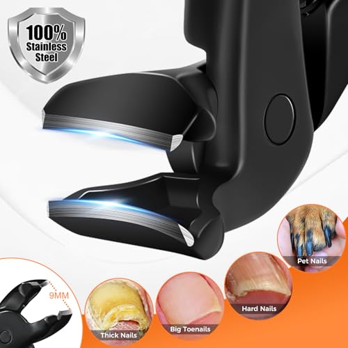 DRMODE Long Handle Toenail Clippers for Thick Nails - Ergonomic Design