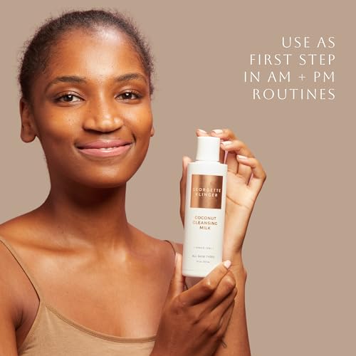 Georgette Klinger Coconut Cleansing Milk - Vegan Makeup Remover, 6.7 oz