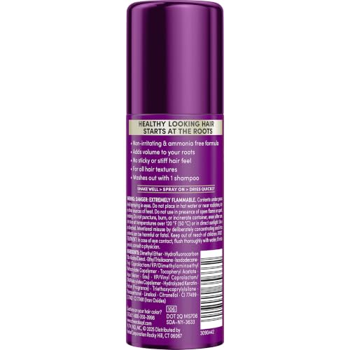 Schwarzkopf Keratin Root Light Brown Color & Thickening Spray - Instant Gray Coverage