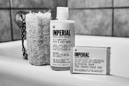 Imperial Barber Glycerin Shaving Soap with Vitamin E - 6.2 oz