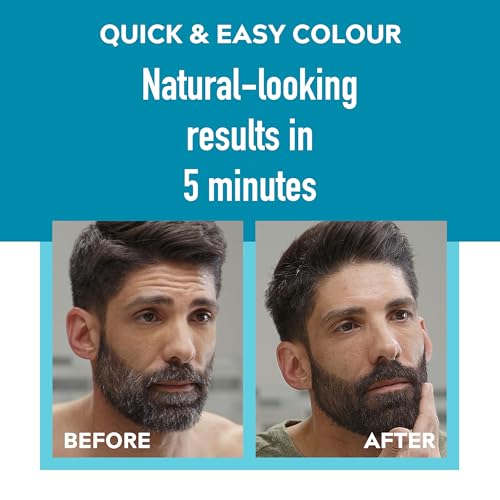 Just for Men M-55 Real Black Mustache & Beard Color Gel - 1 Count