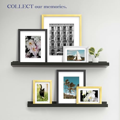 Minimalist Gold 11x17 Picture Frame for Wall & Tabletop Display