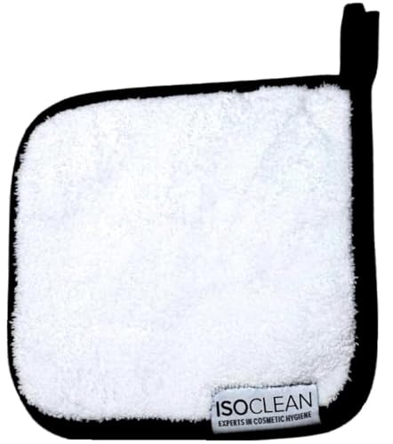 Isoclean Microfibre Towel - Soft, Absorbent Cloth for Makeup Brushes (8x8 in)