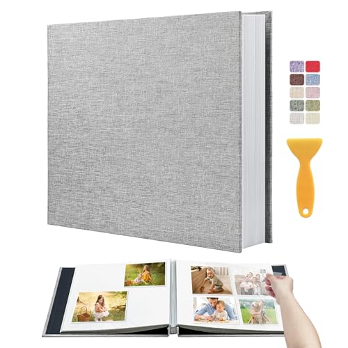 Self-Adhesive Photo Album - 40 Pages for 4x6, 5x7 & 8x10 Pictures