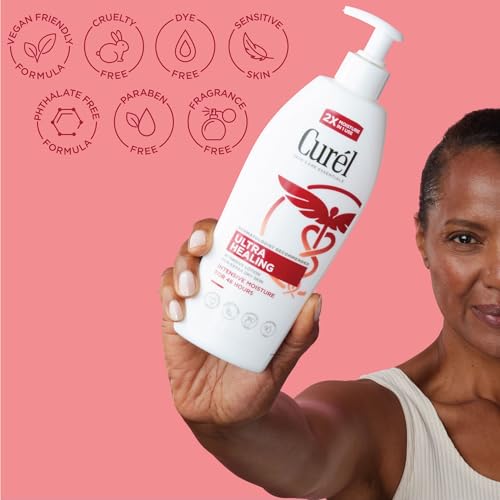 Curel Ultra Healing Lotion for Extra Dry Skin, 20 Oz - Fragrance-Free