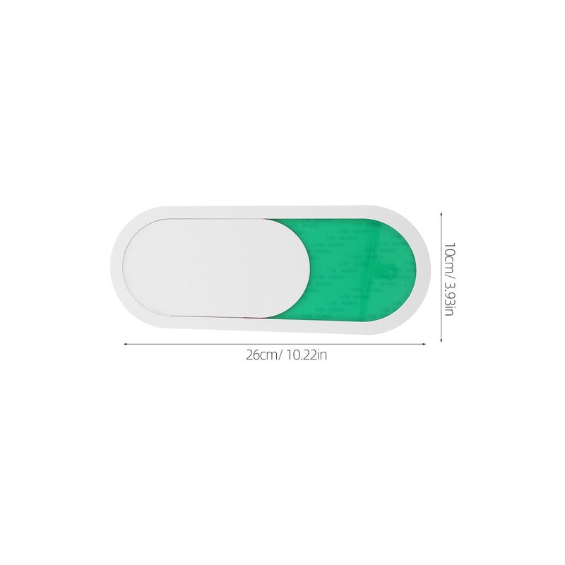 POPETPOP Privacy Door Sign Slider - 10X4 Inch Red Green Occupied Vacant Indicator for Office Bathroom Conference Room Door Status Switching