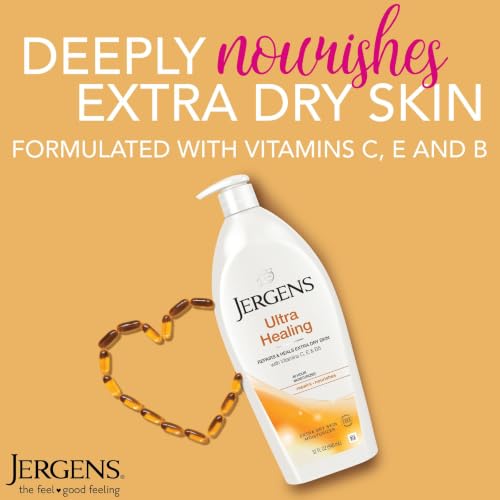 Jergens Ultra Healing Lotion for Extra Dry Skin, 32oz