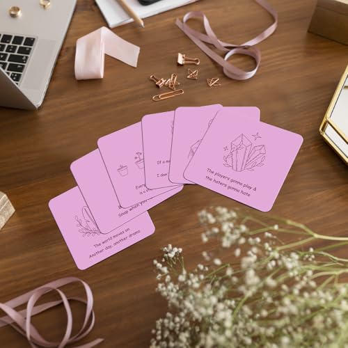 Positive Affirmation Cards for Women - 50 Inspirational Quotes