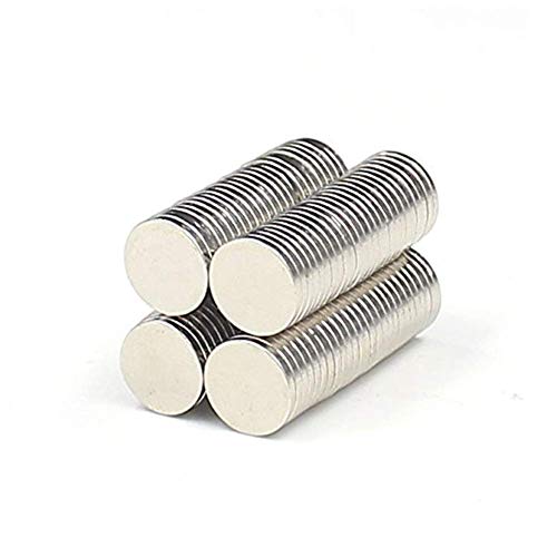 WARMBUY 100Pcs Mini Round Magnets - 8mm Disc Fridge & Office Use
