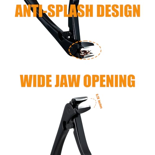 Aondos Heavy Duty Angled Nail Clippers for Thick & Ingrown Nails