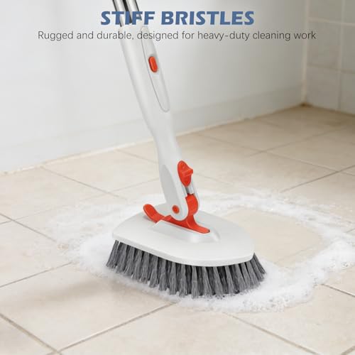 SetSail Adjustable Floor Scrub Brush with Multi-Angle Head