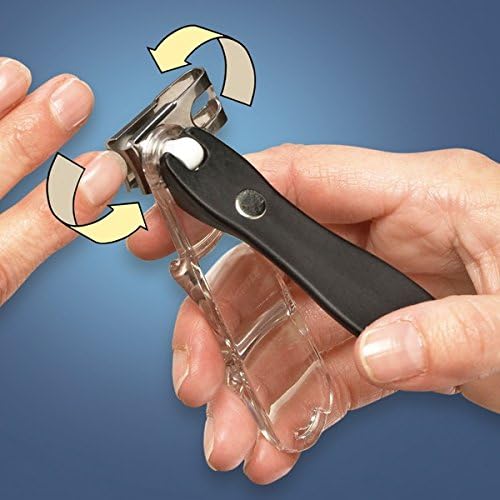 EZ Grip Rotating Stainless Steel Nail Clipper for Fingers and Toes