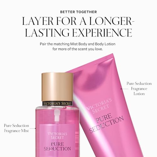 Victoria's Secret Pure Seduction Mini Fragrance Duo Gift Set (Fragrance Mist + Lotion) 1.67 Fl Oz Each