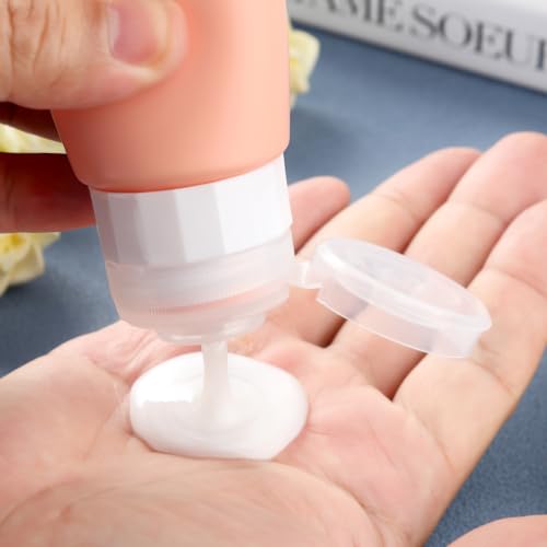 Gemice Travel Bottles for Toiletries, Tsa Approved, Travel Size Containers, BPA Free Leak Proof Tubs Refillable Liquid Accessories for Cometic Shampoo and Lotion Soap