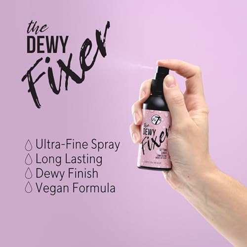W7 The Fixer Makeup Setting Spray - Lightweight Dewy Finish