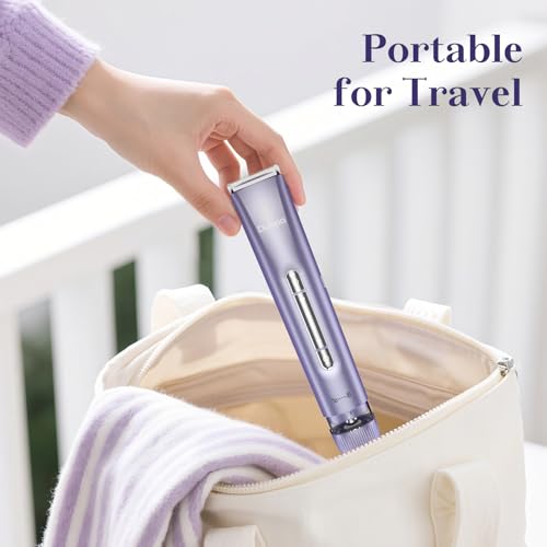 Dutepa 2-in-1 Electric Bikini Trimmer & Facial Shaver, IPX7 Waterproof