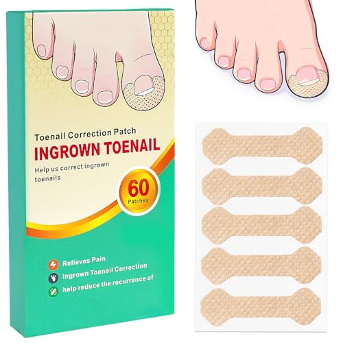 Ingrown Toenail Treatment Strips - 60 Count Breathable Toenail Corrector