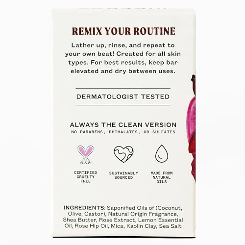 JUKEBOX Rose Hips Don't Lie Natural Cold Process Bar Soap, 4.5 oz