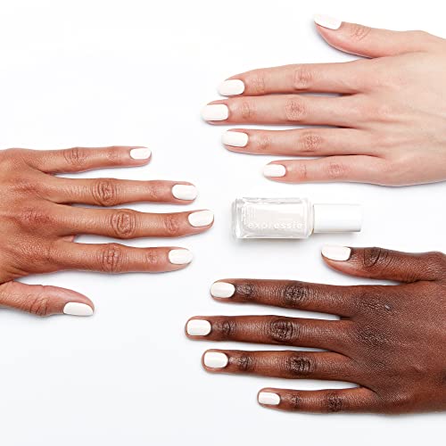 essie Quick-Dry Vegan Nail Polish - Unapologetic Icon, White, 0.33 fl oz