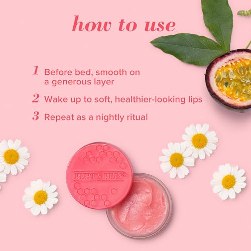 Burt's Bees Lip Sleeping Mask Gift Set - Passionfruit, Lemon, Mint (3 Pack)