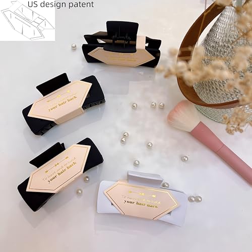 Tethzeng 18pcs Dark Black Bridesmaid & Bachelorette Hair Accessories Gift Set