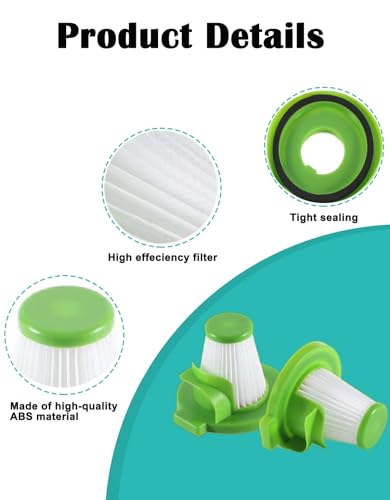 Replacement Filters for Ionvac ZipVac 3-in-1 Vacuum | 2 Pack