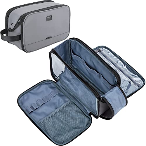 ZEEMO Travel Toiletry Bag for Men - Water-Resistant Dopp Kit