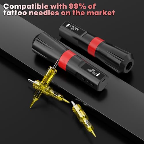 Gaea Poseidon Cordless Tattoo Gun Kit for Beginners with 1200mAh Battery