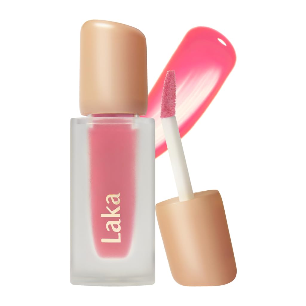 Fruity Glam Tint Lip Stain - Hydrating, Lightweight, Buildable Color | K-Beauty #101 Joyful, 4.5g/0.15oz