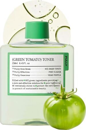 Fully Green Tomato Toner - Hydrating, Fragrance-Free, 8.45 fl. oz