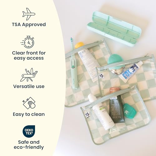Tiny Twinkle Luna Diaper Bag Organizing Pouches - 3 Pack Travel Bags