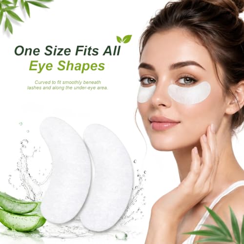 Tifanso Grey 130 Pairs Lint-Free Hydrogel Under Eye Pads for Eyelash Extensions