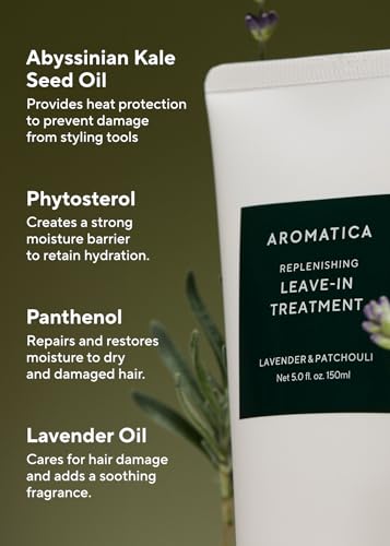 AROMATICA Lavender & Patchouli Leave-in Conditioner for Dry Hair