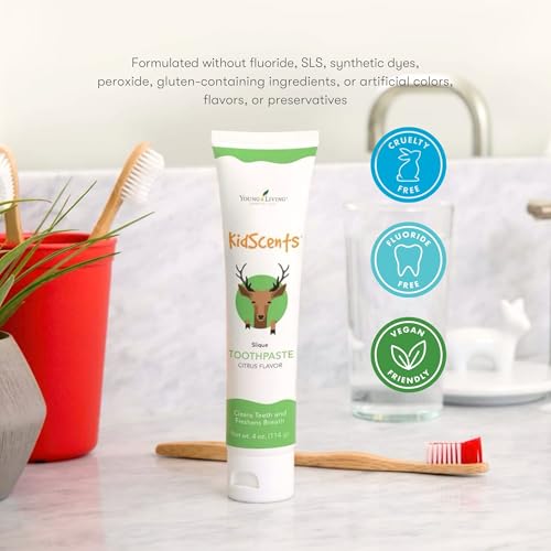 Young Living KidScents Slique Natural Toothpaste for Kids - 4 oz Tube
